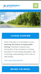 Mobile Screenshot of affordabledrivingsch.com
